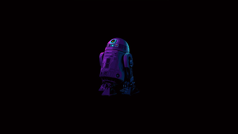 R2-D2 Droid — Purple