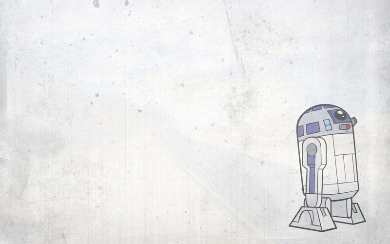 R2-D2 Droid — White, Calm