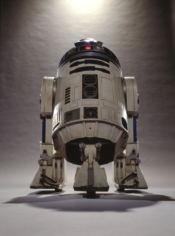 R2-D2 Droid — White, Dramatic, Photograph
