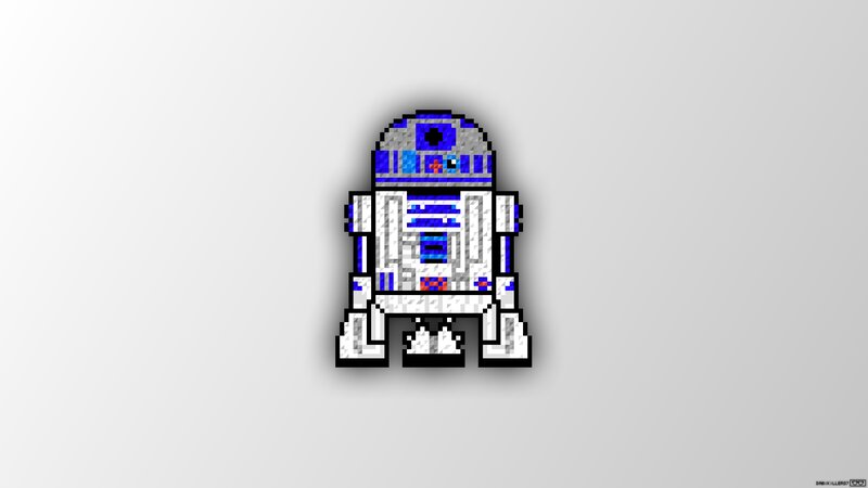 R2-D2 Droid — White, Neutral
