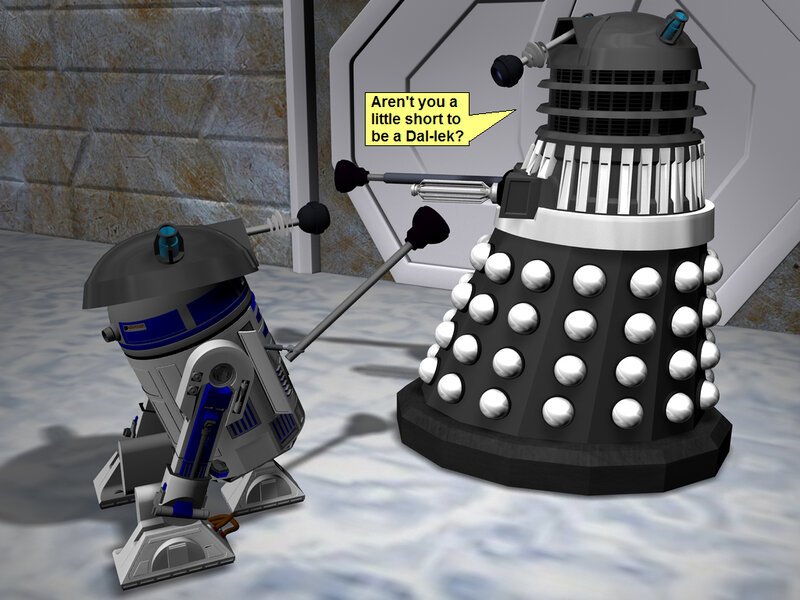 R2-D2 vs Dalek