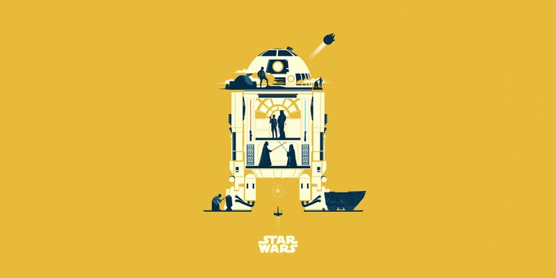 R2-D2 with Characters