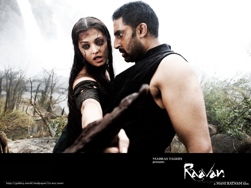Raavan movie scene with actors