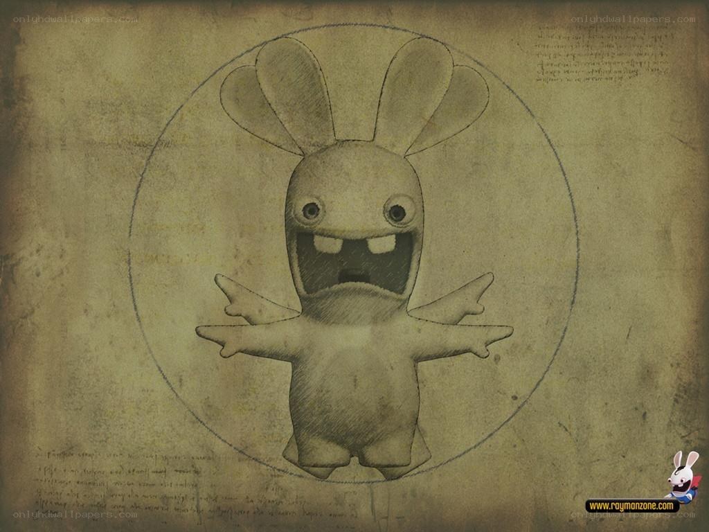Rabbid in a circle