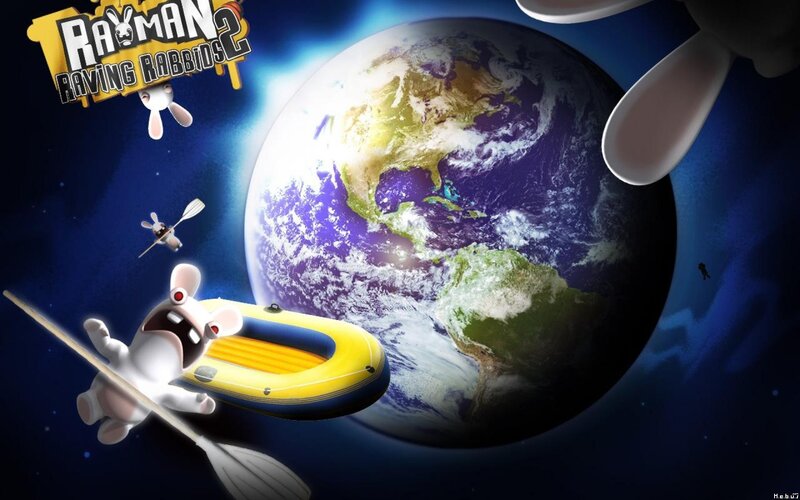 Rabbid in Inflatable Boat