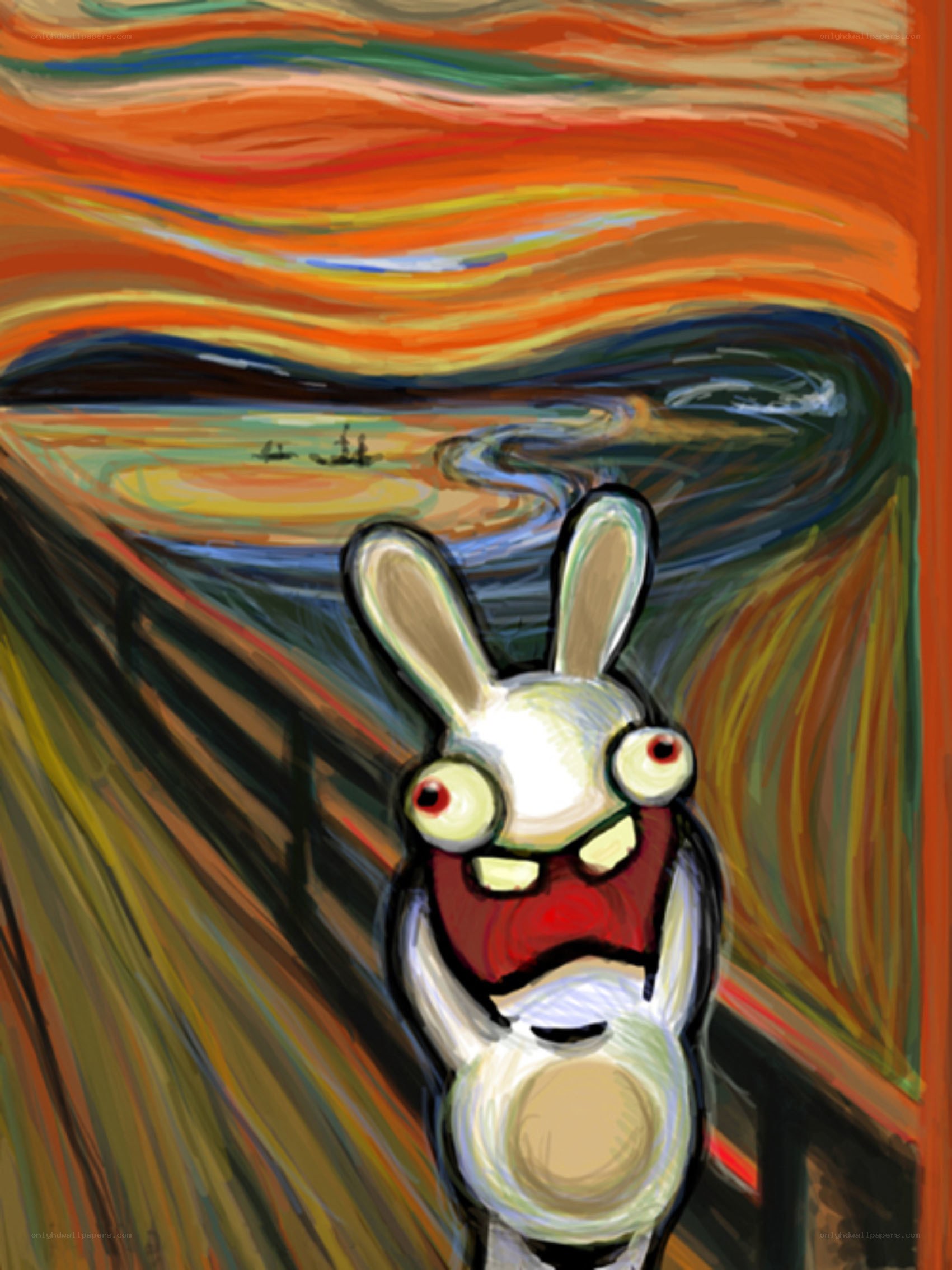 Rabbid in The Scream