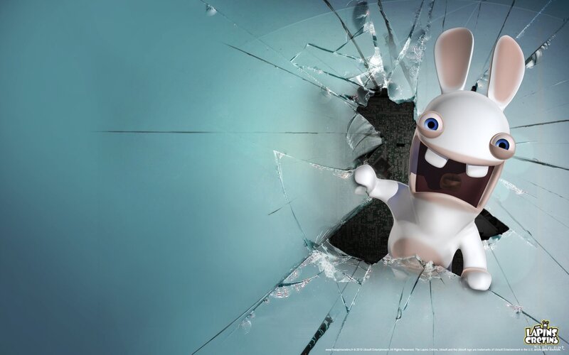 Rabbid Rabbit Breaking Glass