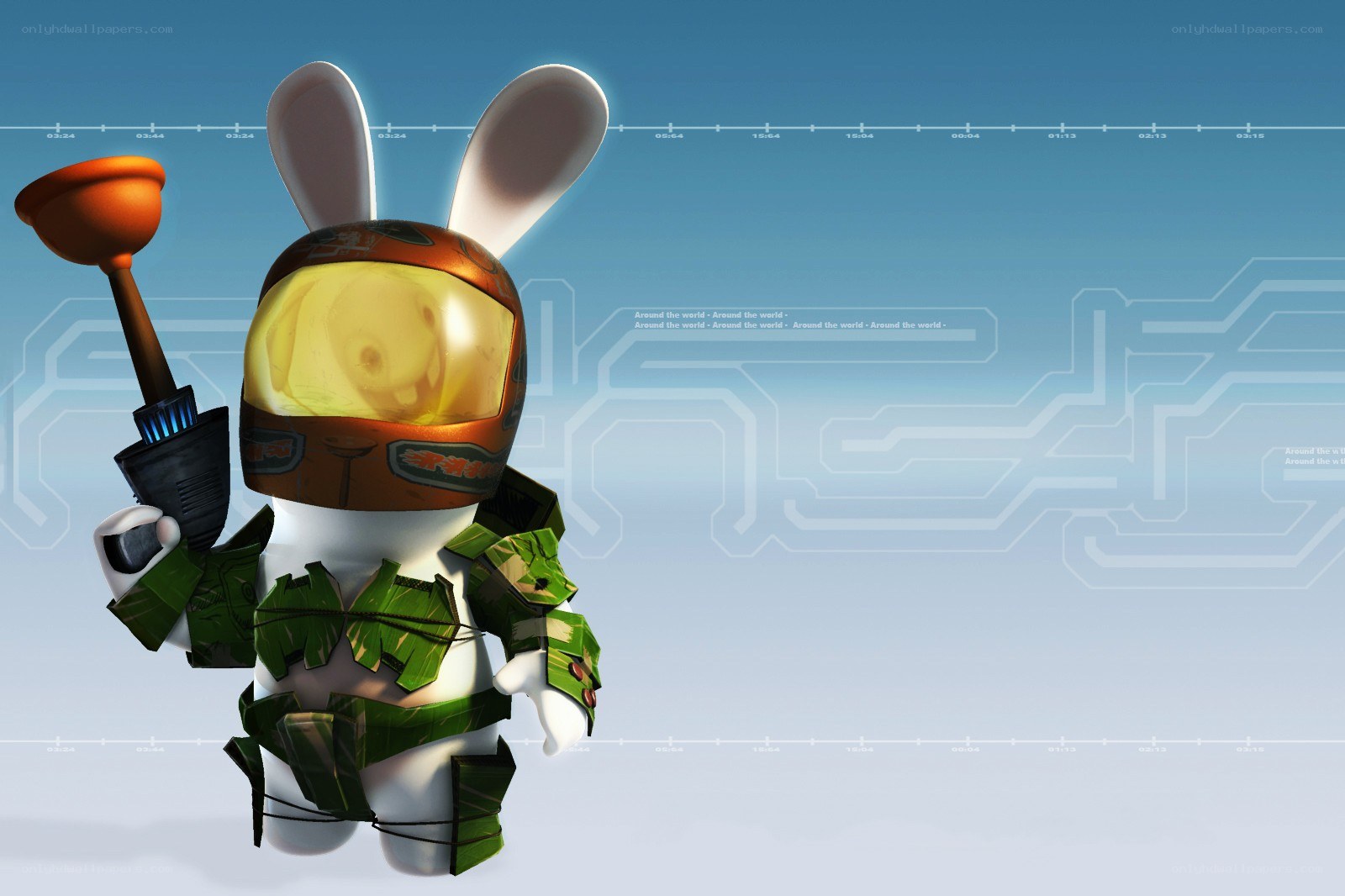 Rabbid with plunger