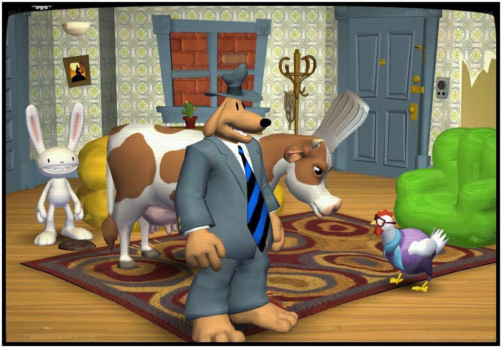 Rabbids in a living room
