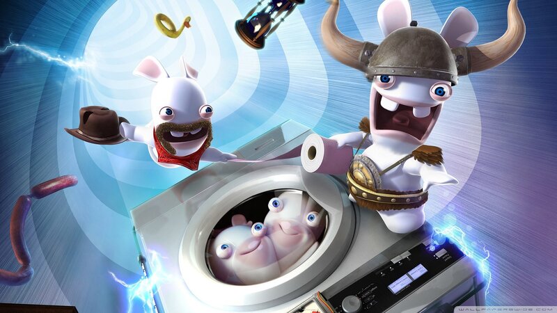 Rabbids in Washing Machine