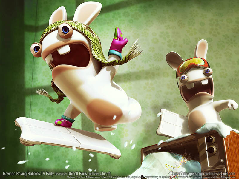 Rabbids on a TV Party