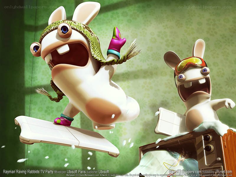 Rabbids on a TV Party