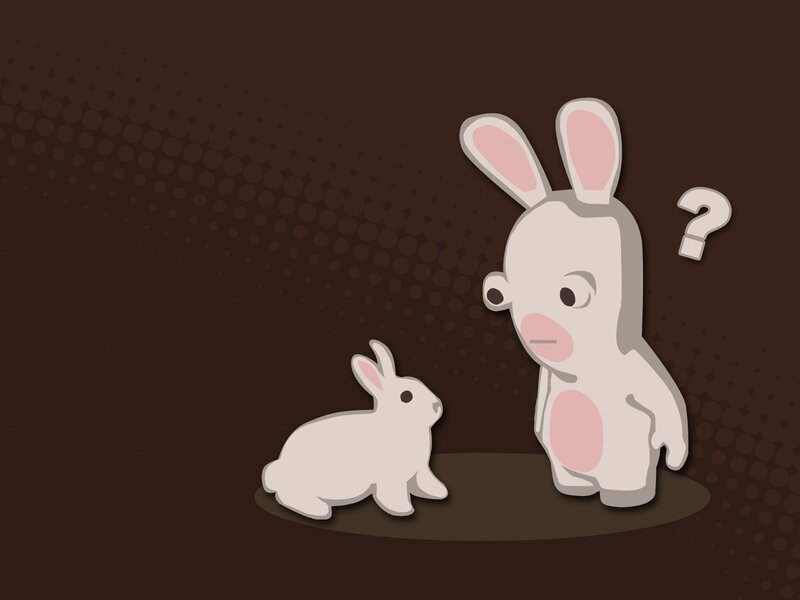 Rabbids with question mark