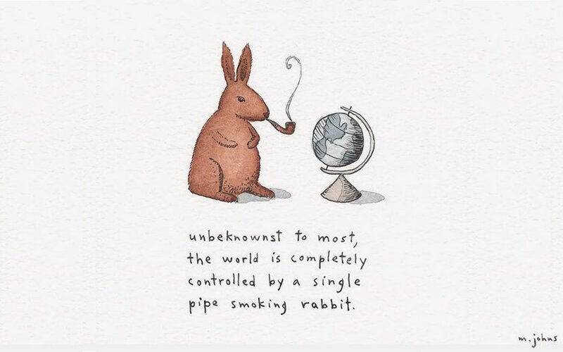 rabbit controls the world