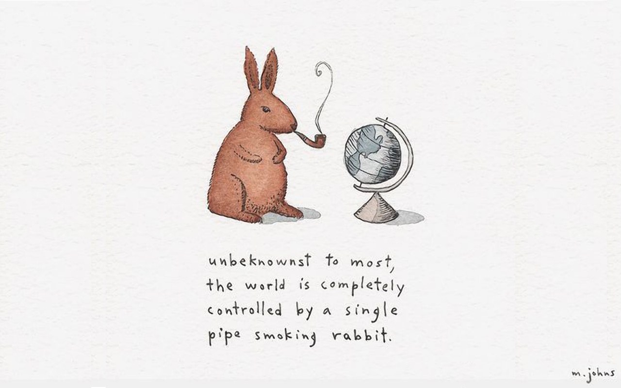 rabbit controls the world