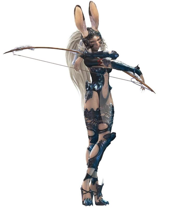 rabbit-eared archer character