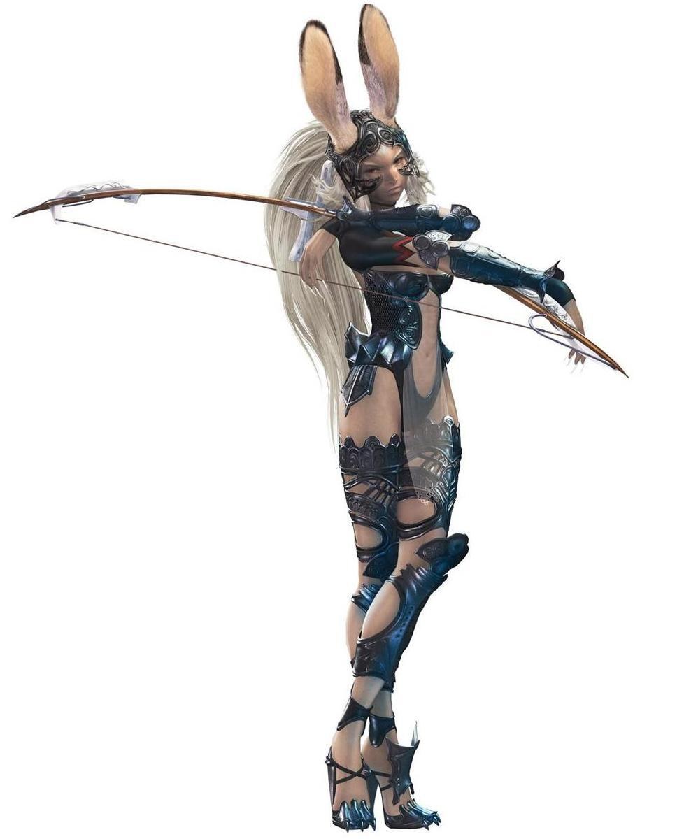 rabbit-eared archer character