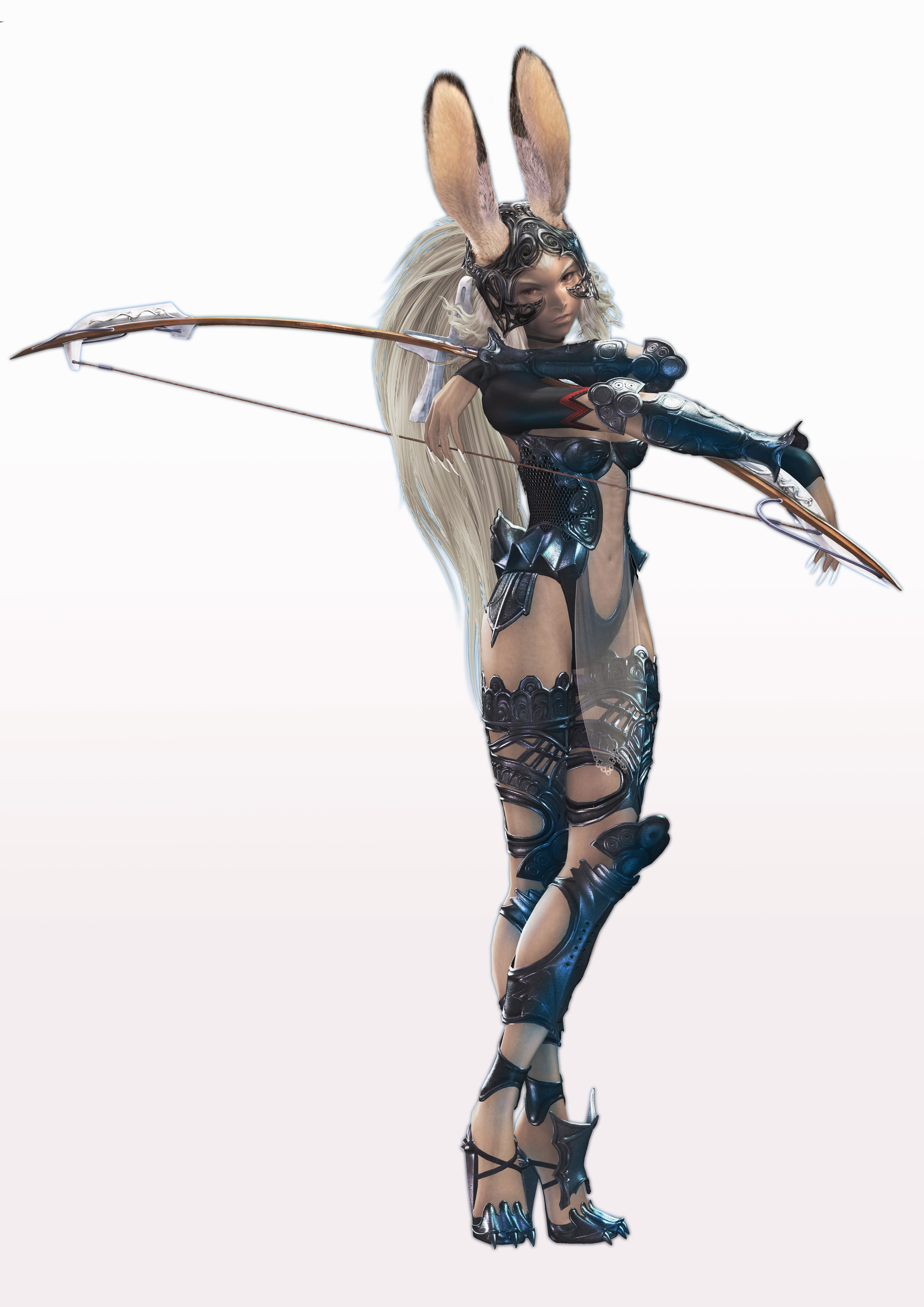 rabbit-eared archer in armor