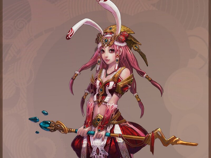 rabbit-eared fantasy mage