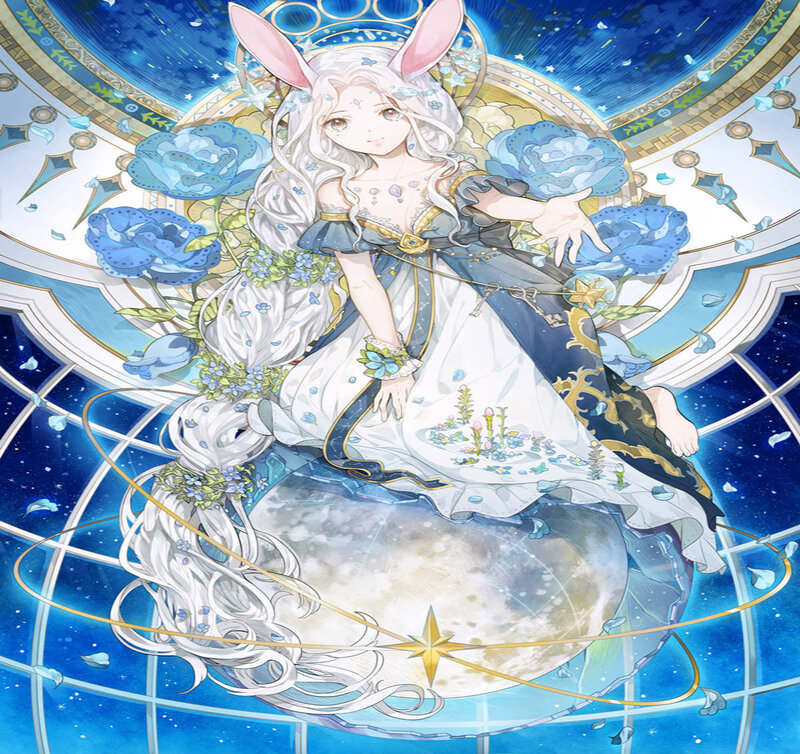 Rabbit-eared Girl in Dress