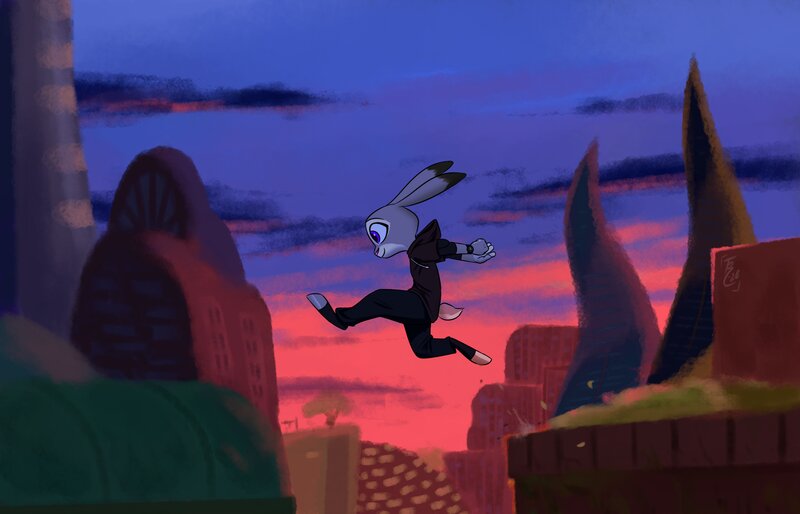 Rabbit in Black Suit