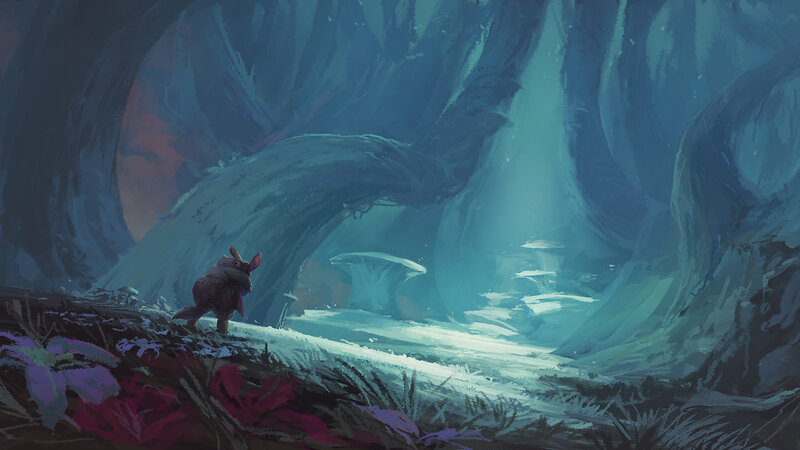 Rabbit in Cave