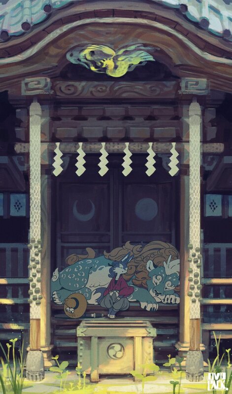 Rabbit-like Character in Shrine