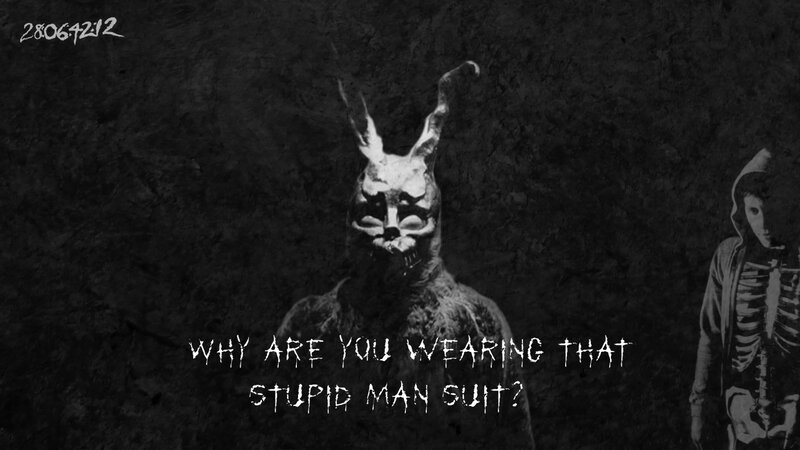 Rabbit-masked Figure — Black