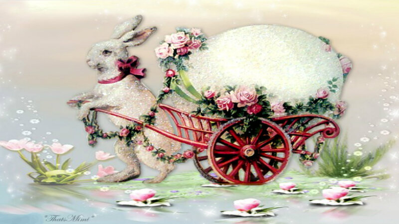 Rabbit Pulling Cart