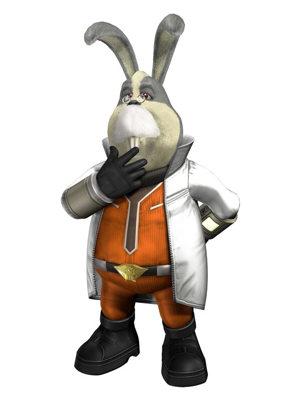 rabbit scientist character
