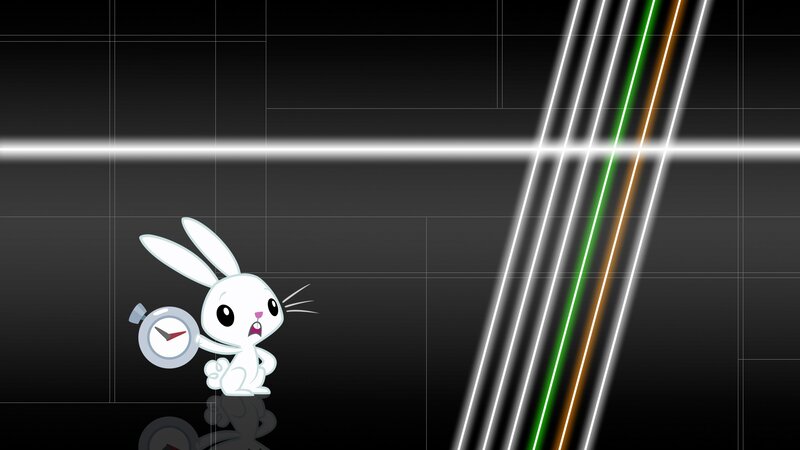 rabbit with stopwatch