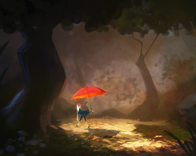 Rabbit with Umbrella