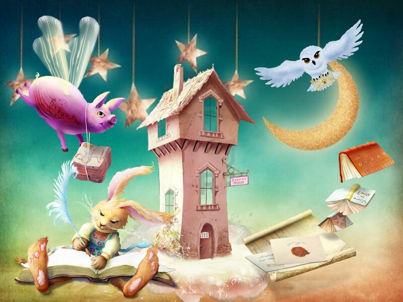 Rabbit Writing Book