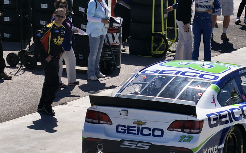 Race Car and Crew