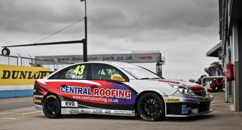 race car at donington park