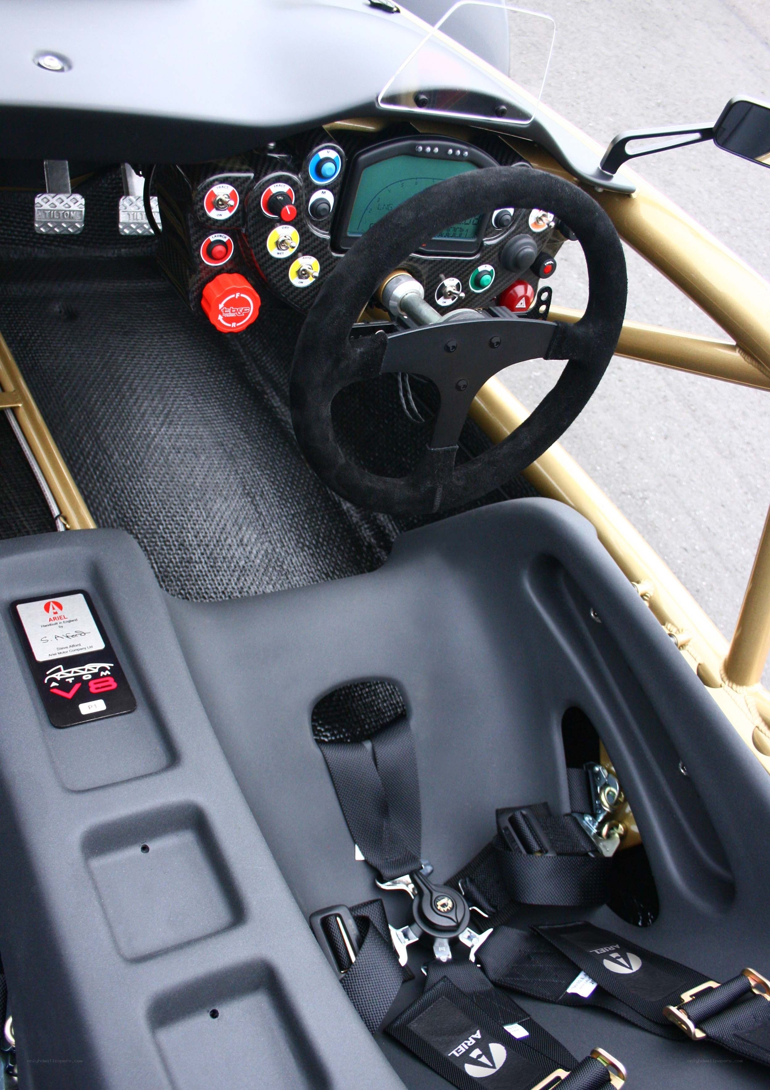 race car cockpit interior