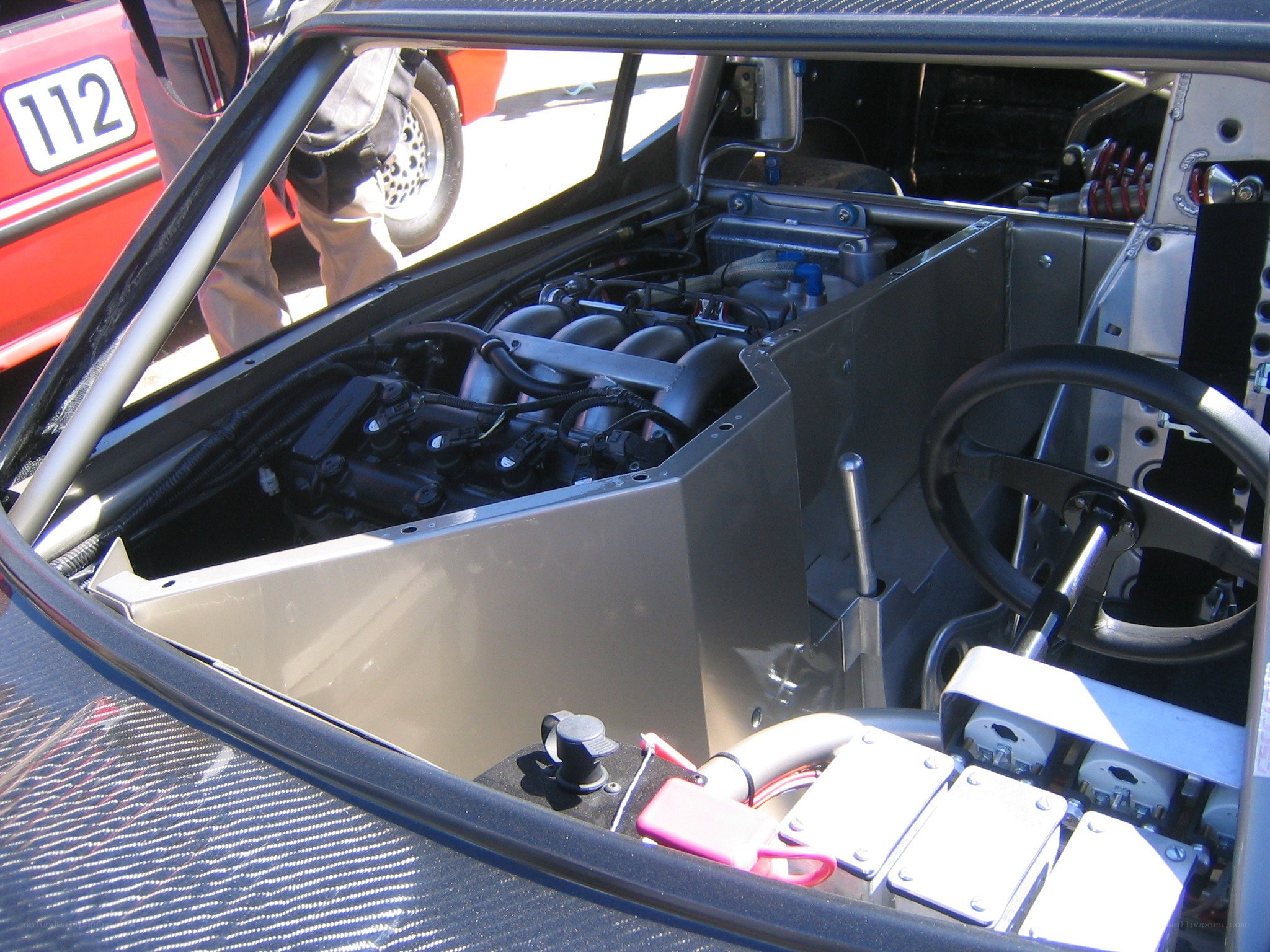 race car cockpit interior