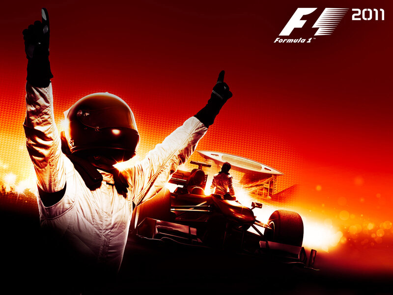 Race Car Driver Celebrating — Red, Dramatic
