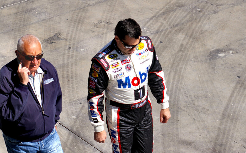 Race Car Driver Walking