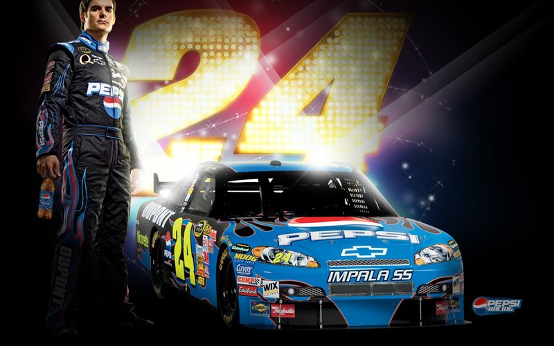 Race Car Driver with Car