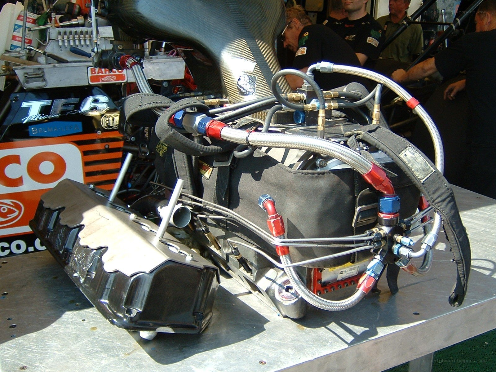 Race car engine components