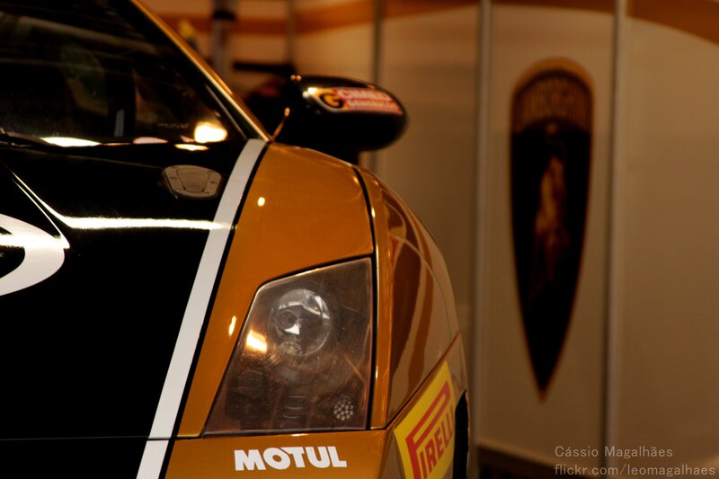 Race Car Front View — Black