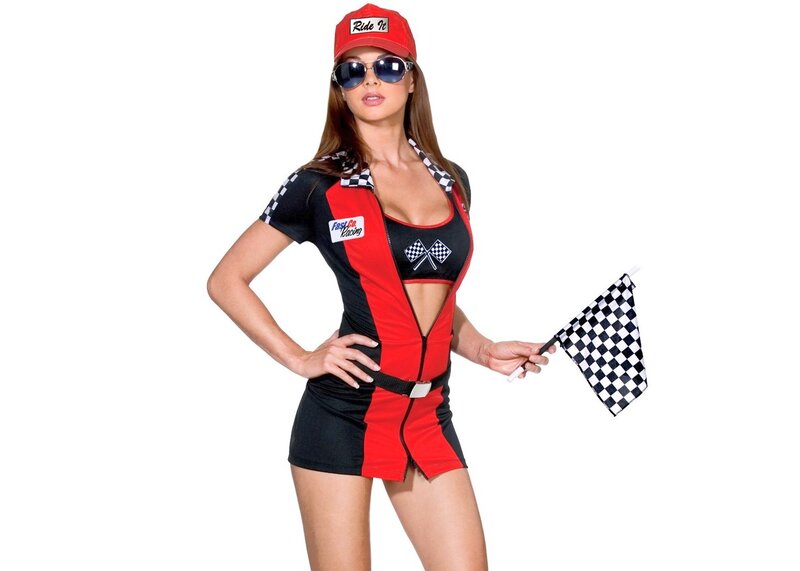 race car girl costume