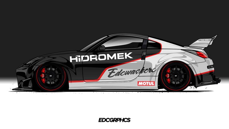 Race Car Illustration