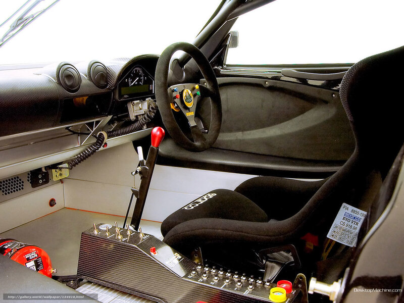 Race Car Interior — Black, Technical, Photograph