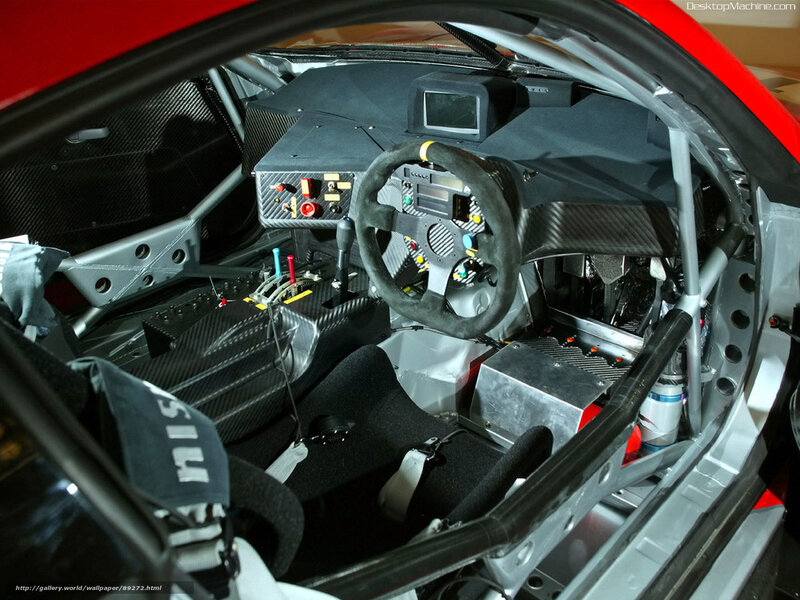 Race Car Interior — Black, Technical
