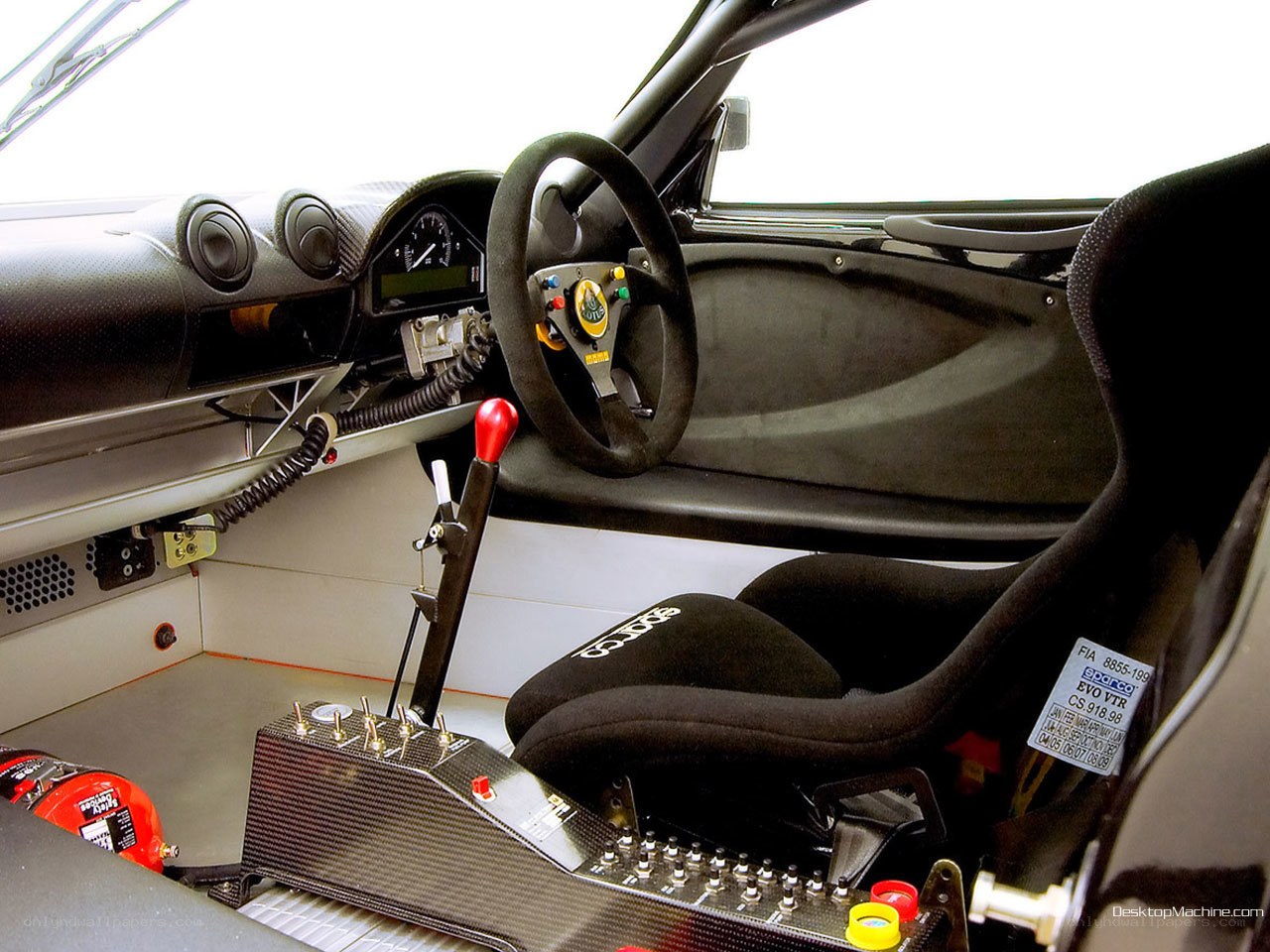 race car interior cockpit