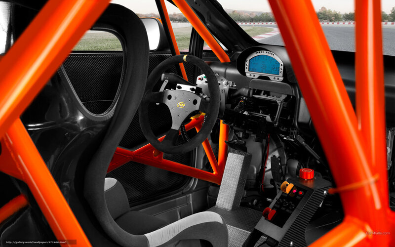 Race Car Interior — Orange