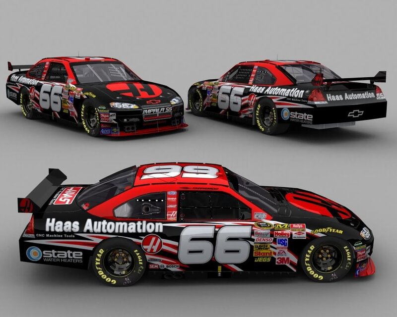 Race car number 66
