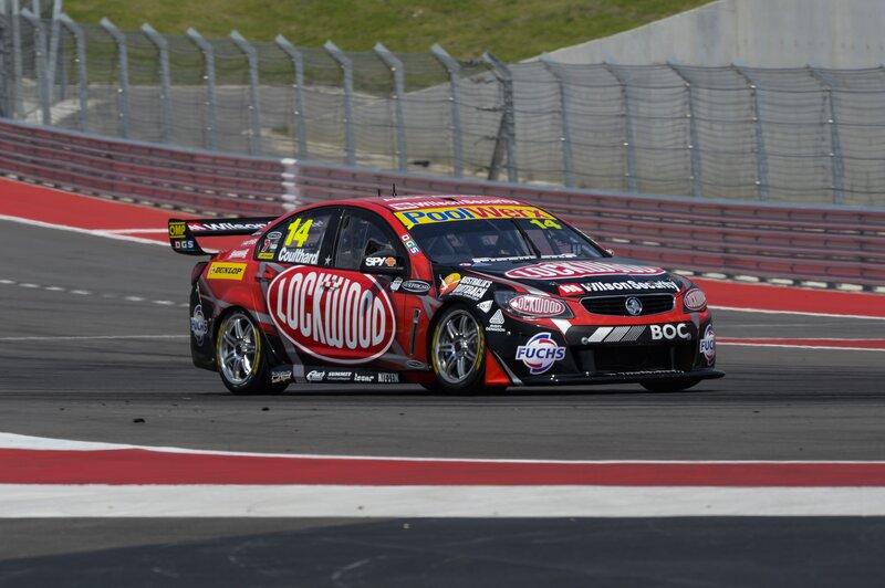 Race car on a track